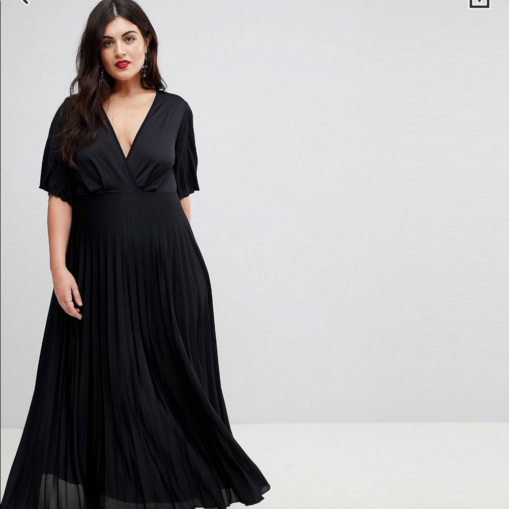 Black maxi ASOS dress